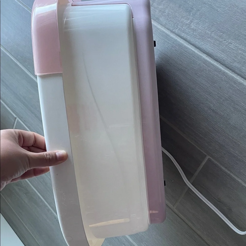 Homemedics Pink and White Bath Foot Spa
